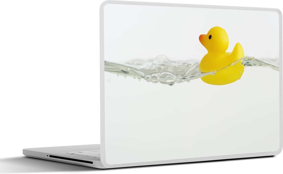 Afbeelding van product SleevesAndCases  Laptop sticker - 17.3 inch - Bad eend in het water