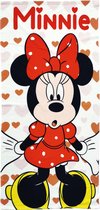 Disney Strandlaken Minnie Meisjes 140 X 70 Cm Polyester Roze