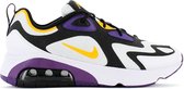 Nike Air Max 200 - Heren Sneakers Sport Casual Schoenen CT1262-102 (White / Laser Oranje - Eggplant) - Maat EU 45 US 11