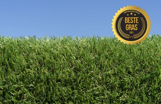 Kunstgras 2 x 10 meter - 20mm - Nederlandse Productie - Uitgeroepen zachtste Grastapijt | Waterdoorlatend | Tuin | Kind | Dier