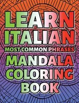 LEARN ITALIAN Most Common Phrases MANDALA COLORING BOOK - Complete Collection