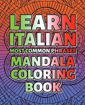 LEARN ITALIAN Most Common Phrases MANDALA COLORING BOOK - Complete Collection