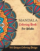 mandala coloring book for adults 100 unique coloring design