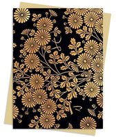 Greeting Cards- Uematsu Hobi: Box Decorated with Chrysanthemums Greeting Card Pack