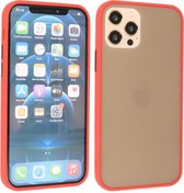 iPhone 12 & iPhone 12 Pro Hoesje Hard Case Backcover Telefoonhoesje Rood