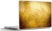 Laptop sticker - 14 inch - Goud - Design - Abstract - 32x5x23x5cm - Laptopstickers - Laptop skin - Cover