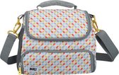 Built Stylist 5 liter koele lunchtas met opbergvak, 11,5 x 17 x 24 cm