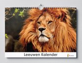 Cadeautip! Leeuwen kalender 35x24 cm | Leeuwen verjaardagskalender |Leeuwen wandkalender| Kalender 35 x 24 cm