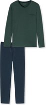 Schiesser – Fine Interlock – Pyjama – 175639 – Dark Green - 50
