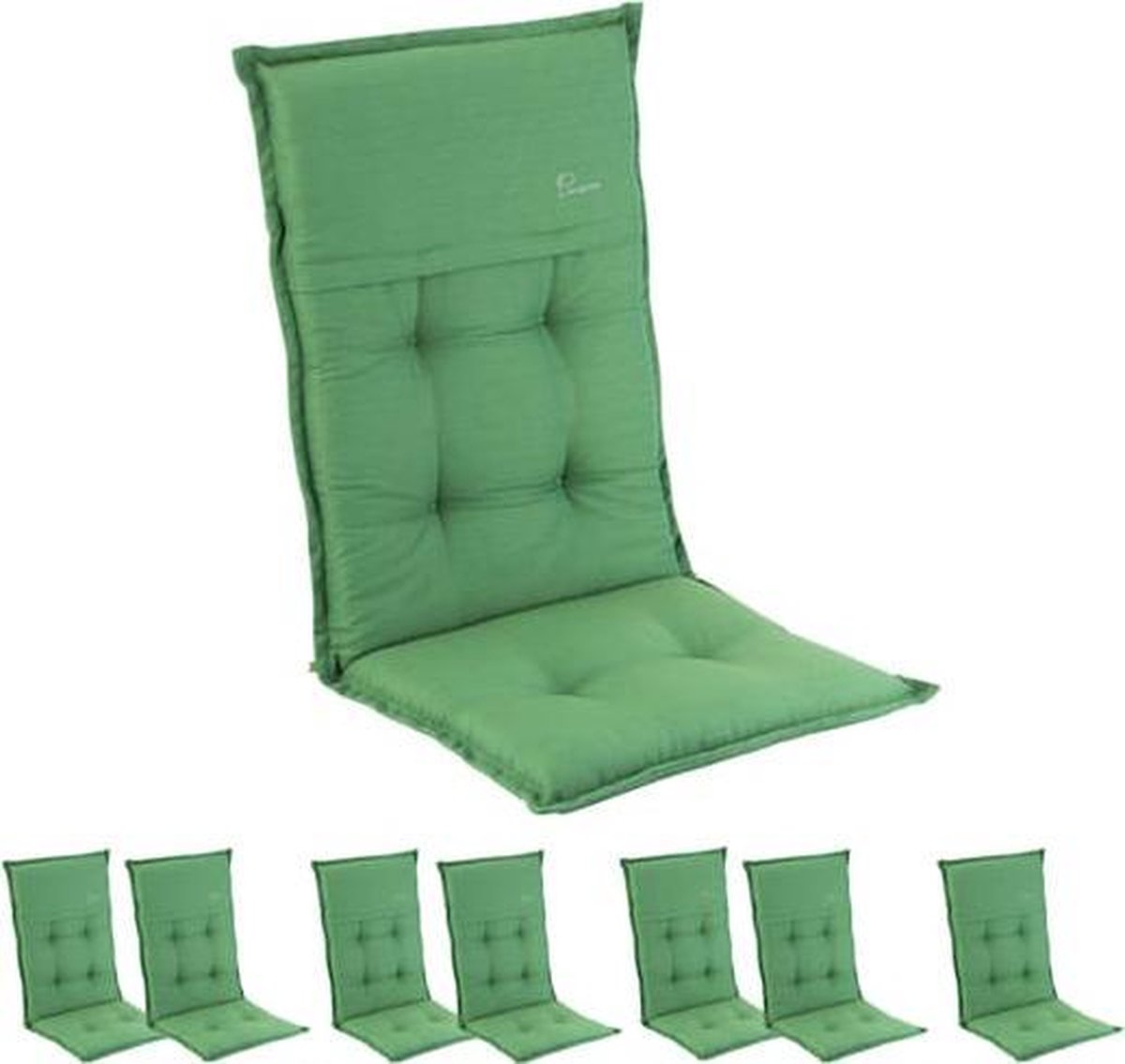 Blumfeldt Coburg Tuinkussen - stoelkussen - zitkussen - hoge rug tuinstoel - 53 x 117 x 9 cm - UV bestendig polyester