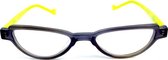 Leesbril - Aptica Couture Winston Grijs met Geel - Sterkte +1.00 - Acetate Frame