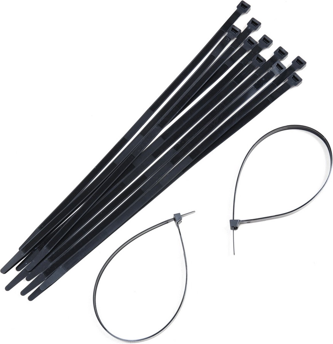 Goedkoopste Stealth Plastic Handboeien (12 stuks) zwart