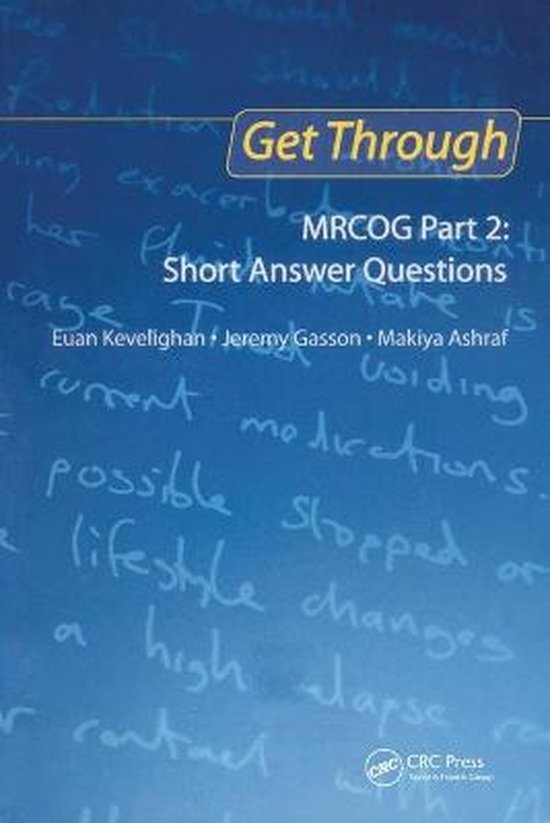 Get Through MRCOG Part 2 - Short Answer - cover