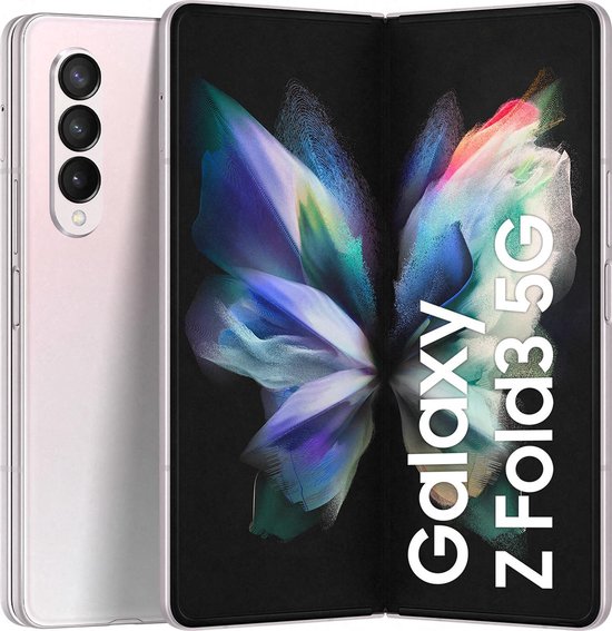 Samsung Galaxy Z Fold3 5G 19,3 cm (7.6") Dual SIM Android 11 USB Type-C 12 GB 256 GB 4400 mAh Zilver