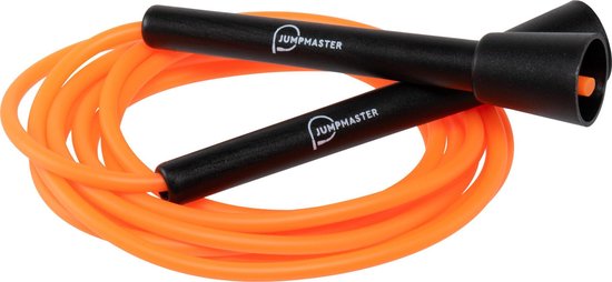 Jumpmaster Speed Rope Floyd - springtouw (black & orange) 305cm/⌀5mm/100gr - jump rope