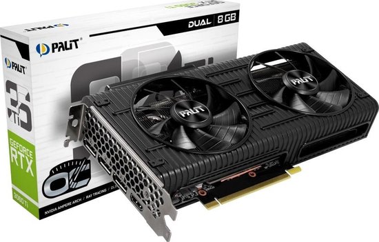 Palit NE6306TS19P2-190AD videokaart NVIDIA GeForce RTX 3060 Ti 8