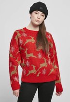 Urban Classics Sweater/trui -2XL- Oversized Christmas Rood