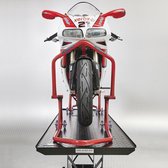 Datona® Rode paddockstand Xtreme - Voorwiel - Rood