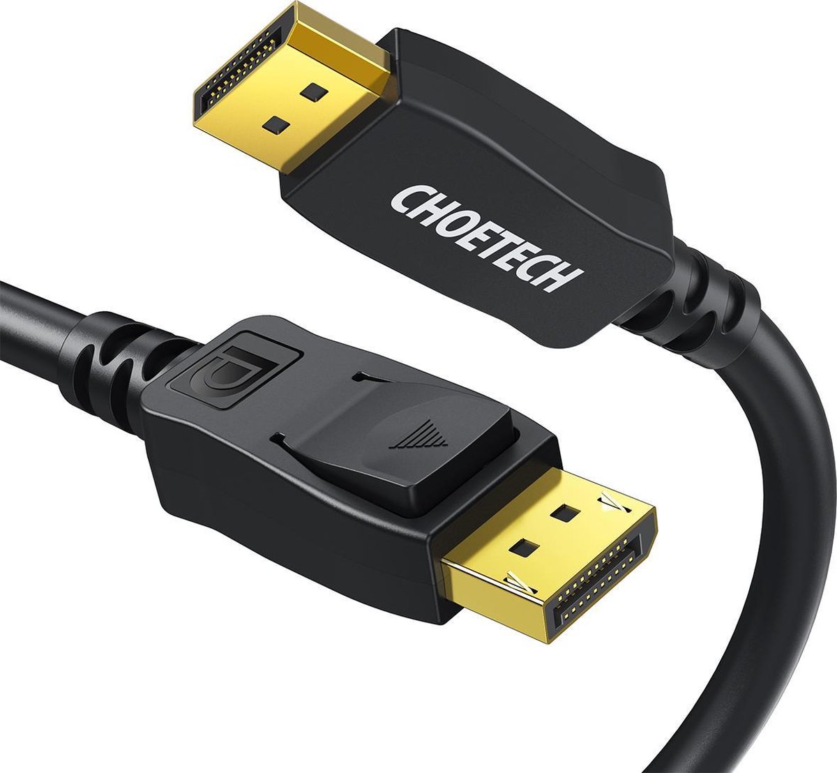 Choetech 8K DisplayPort kabel - 7680x4320@60Hz - 32,4 Gbps bandbreedte - 2M