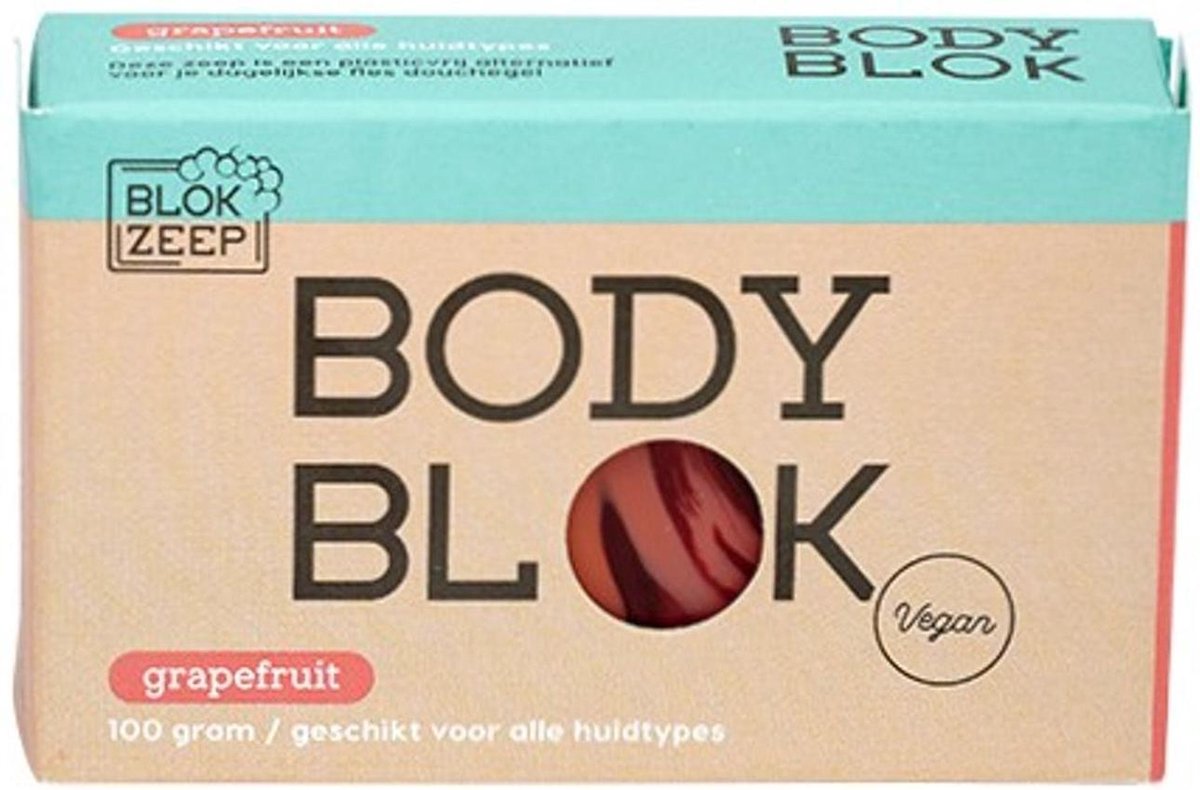 Blokzeep - Body blok zeepbar Grapefruit
