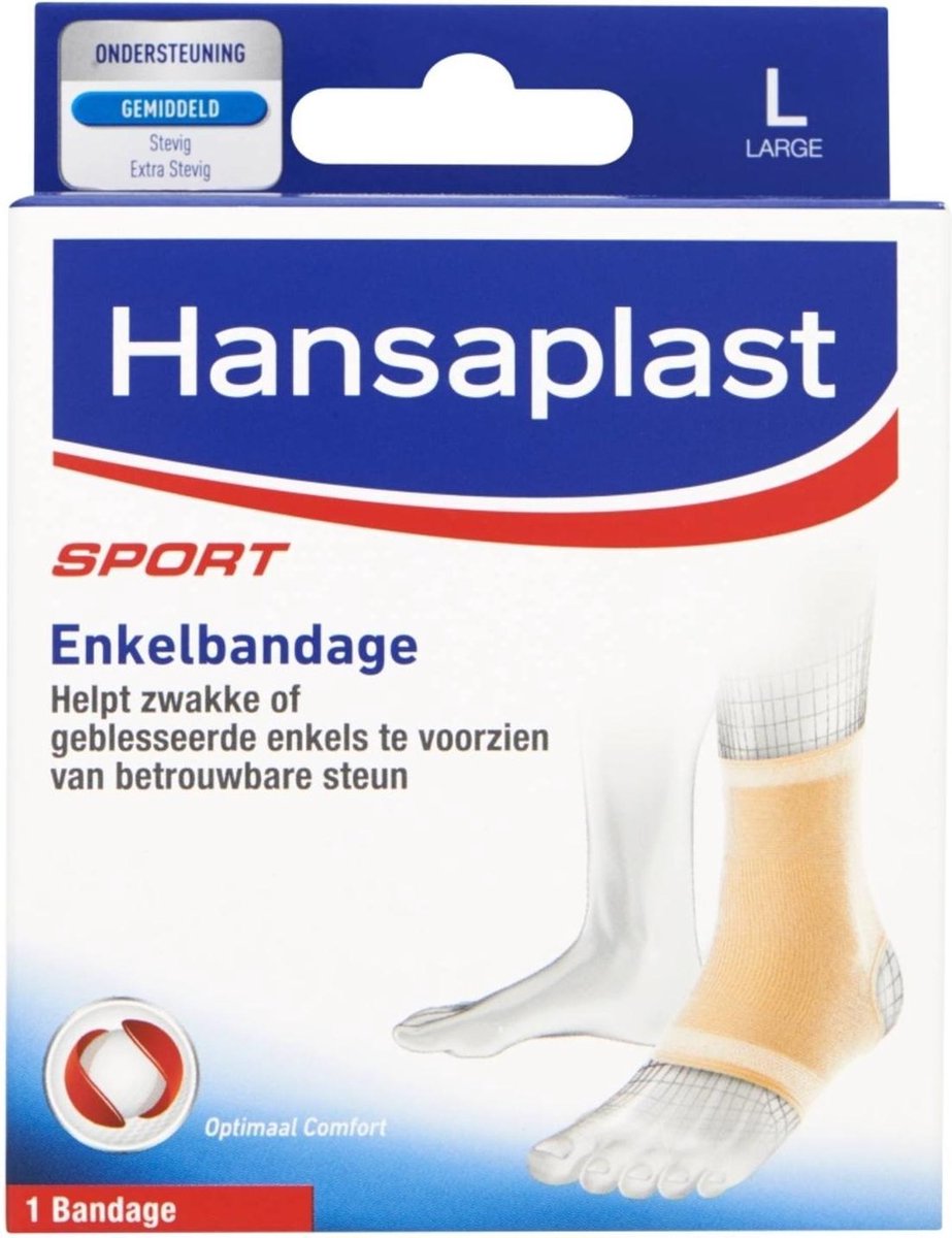 Hansaplast Sport Enkelbandage - L | bol.com
