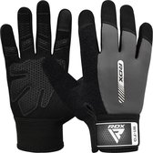 RDX Sports Fitness Handschoenen W1 - Full Finger Grijs - XL