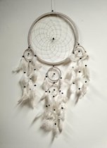 Dromenvanger - Dreamcatcher wit 25 cm