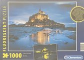 Clementoni Fluoriserende puzzel 1000 Le mont Saint-Michel