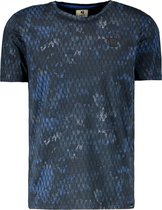 Garcia Heren T-shirt Blauw - Maat S