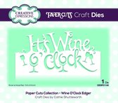 Paper Cuts - Craft Snijmal Edger It's Wine O'Clock