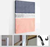 Set of Abstract Hand Painted Illustrations for Wall Decoration, Postcard, Social Media Banner, Brochure Cover Design Background - Modern Art Canvas - Vertical - 1960794199 - 80*60