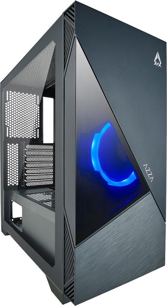 Azza Eclipse 440 Argb | Midi Tower Case | Zwart