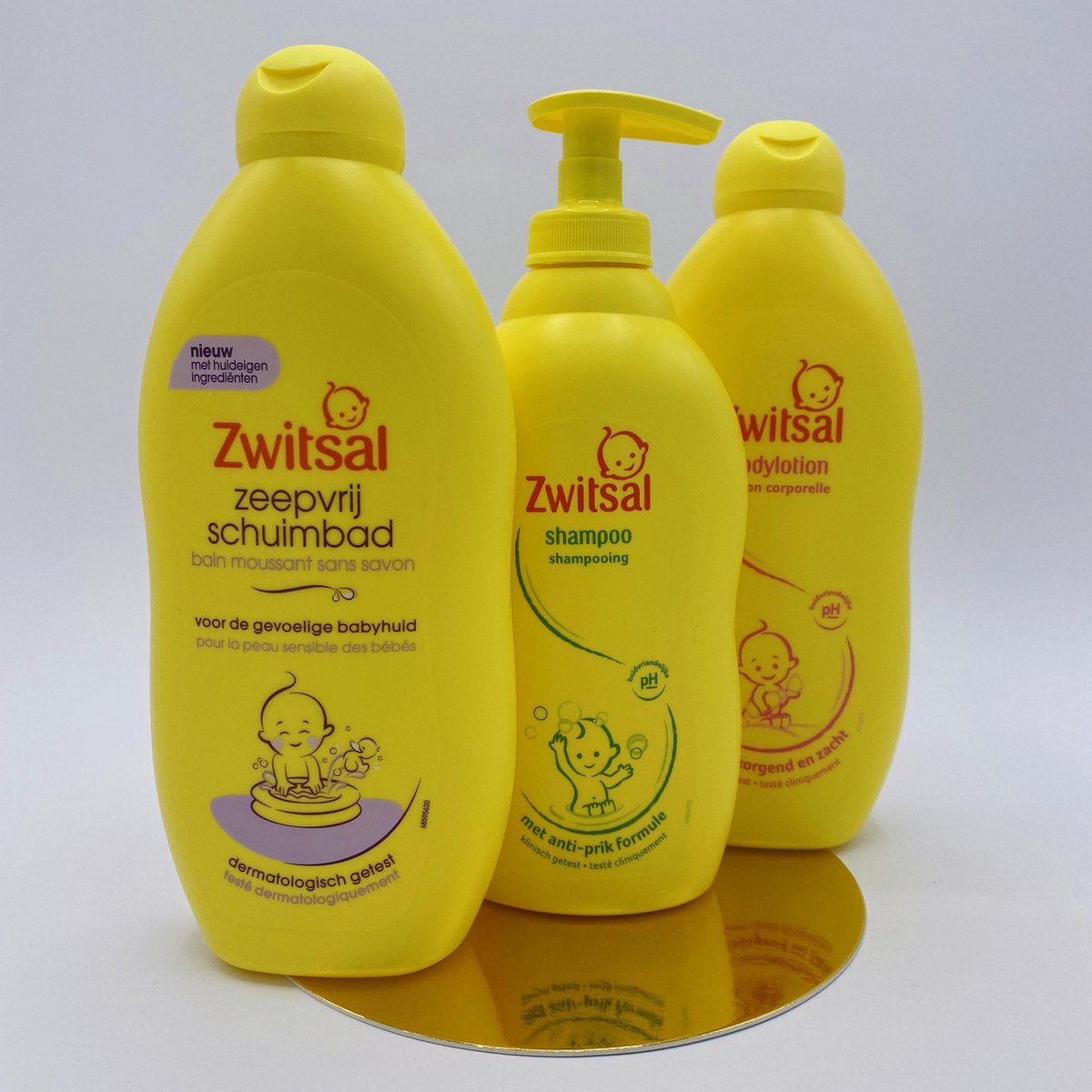 Zwitsal pakket met Bibs speen Zwitsal shampoo Zwitsal bodylotion Zwitsal creme zeep...