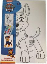 PAW Patrol Verfset met Voorbedrukt Canvas Chase