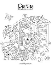 Cats Coloring Book for Grown-Ups 1