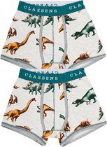 Claesen's boxershort Dinosauer 2-pack maat 116-122