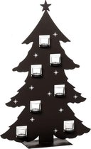 Kerstboom met thee lichthouders - Kerst sfeer - Grote Decoratieve kerstboom - Hoogte 115 cm