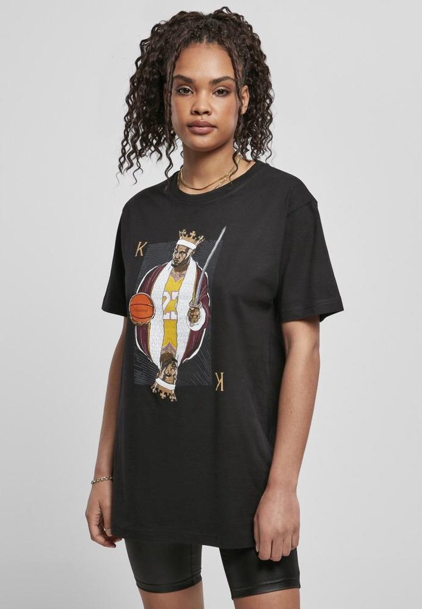 Mister Tee King James LA Dames T-shirt L Zwart