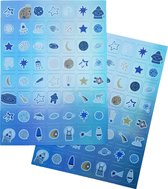 Holografische Stickers 112 stuks “Melkweg”