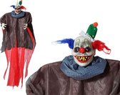 Hangende Clown Halloween (175 x 148 x 18 cm) Multicolour 175 x 148 x 18 cm