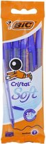 BIC balpennen Cristal Soft 5 stuks