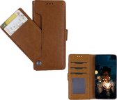 Samsung Galaxy S21 FE Bruin Boekhoesje | Portemonnee Book Case met 5 kaartsleuven