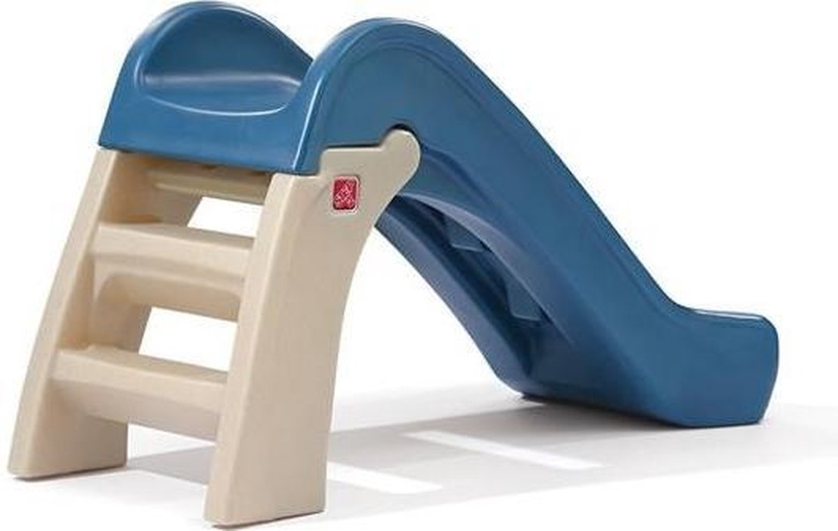Step2 Play & Fold Jr. Glijbaan in blauw - Opvouwbare glijbaan voor peuter / kind van 1,5 tot 4 jaar - Plastic kinderglijbaan voor de tuin / buiten — afbeelding 11