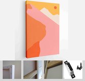 Abstract coloful landscape poster collection. Set of contemporary art print templates. Nature backgrounds for your social media - Modern Art Canvas - Vertical - 1812956872 - 50*40