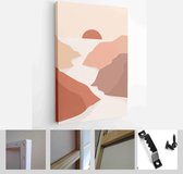 Abstract landscape poster collection. Set of contemporary art print templates. Nature backgrounds for social media - Modern Art Canvas - Vertical - 1812280837 - 40-30 Vertical