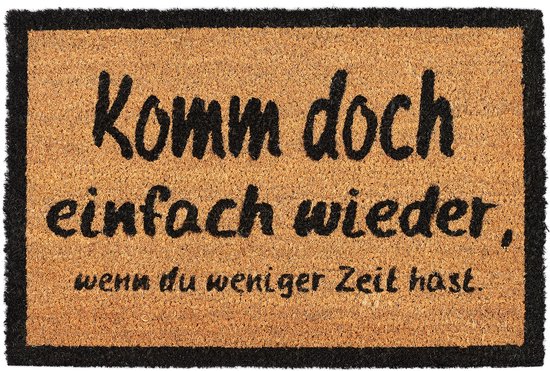deurmat kokos - 60 x 40 cm - antislip - weerbestendig - binnen en buiten