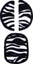 Gordelbeschermer voor Baby - Universele Gordelhoes geschikt voor vele merken - Gordelkussen voor Autostoel Groep 0 - Zebra