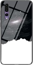 Voor Huawei P20 Pro Sterrenhemelpatroon Gehard Glas + TPU Schokbestendige Beschermhoes (Universe Sterrenhemel)