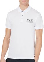 EA7 Pima Poloshirt - Mannen - Wit