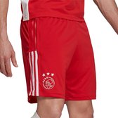 adidas Tiro Sportbroek - Maat L  - Mannen - Rood - Wit